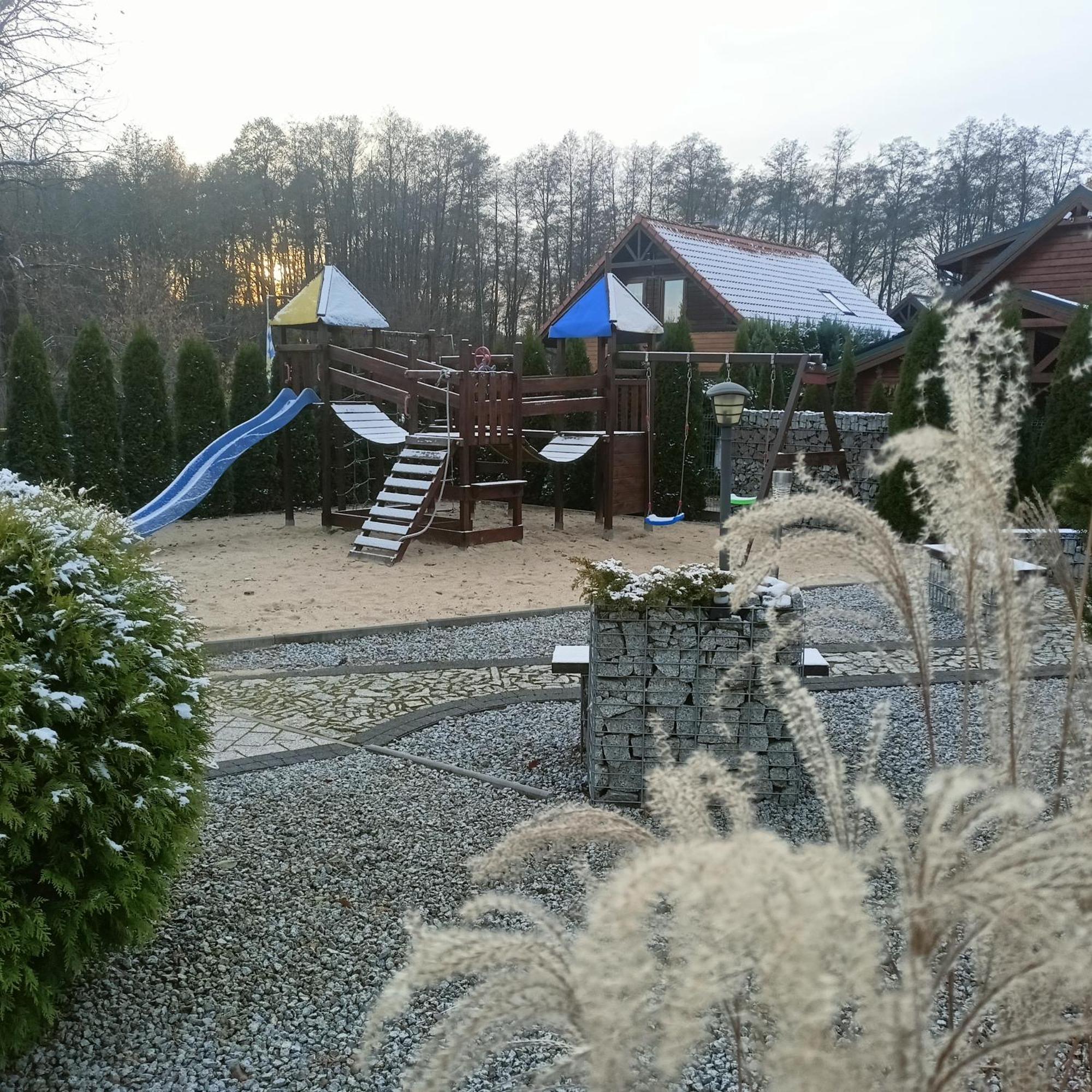 Bacówki nad jeziorem Goszcza Lubrza (Lubusz) Exterior foto